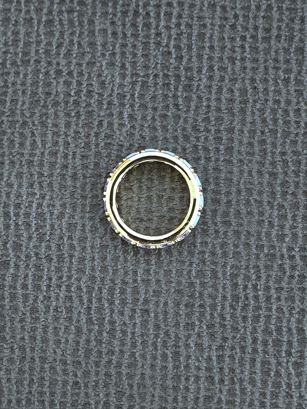 Kendra Scott (Retired) Gold💛 "Chandler" Band Ring💍 in Green💚 Lilac💜 Mix - Picture 10 of 16